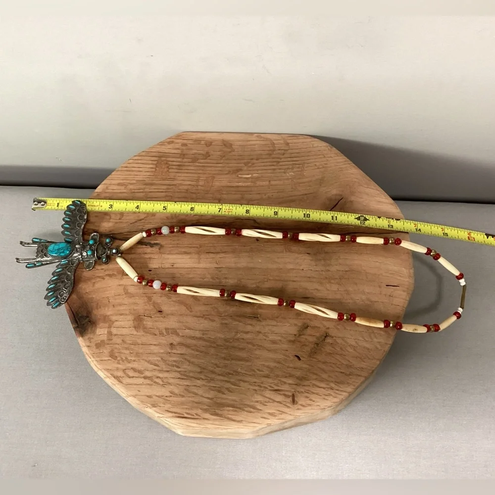🔵 Vintage - Sancrest Native American Style - Necklace 1950s - Rare - Unique